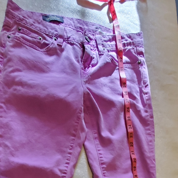 J.Crew Toothpick Ankle Neon Violetta Jeans - Picture 6 of 11